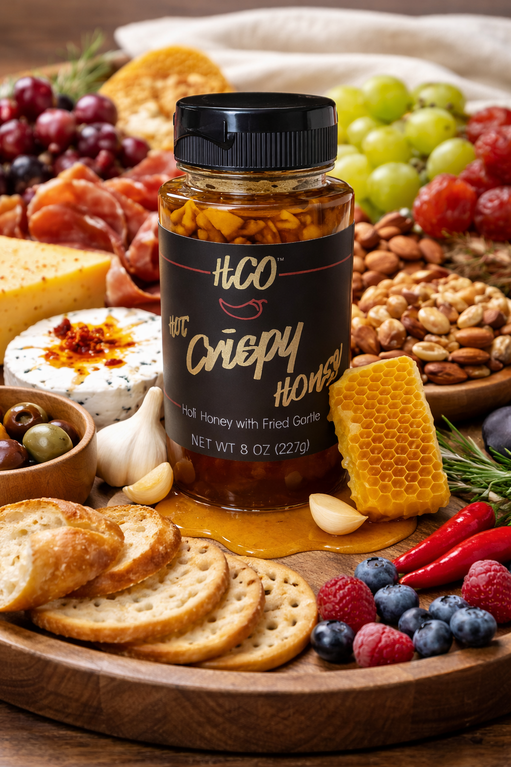 HCO Hot Crispy Honey with Fried Garlic