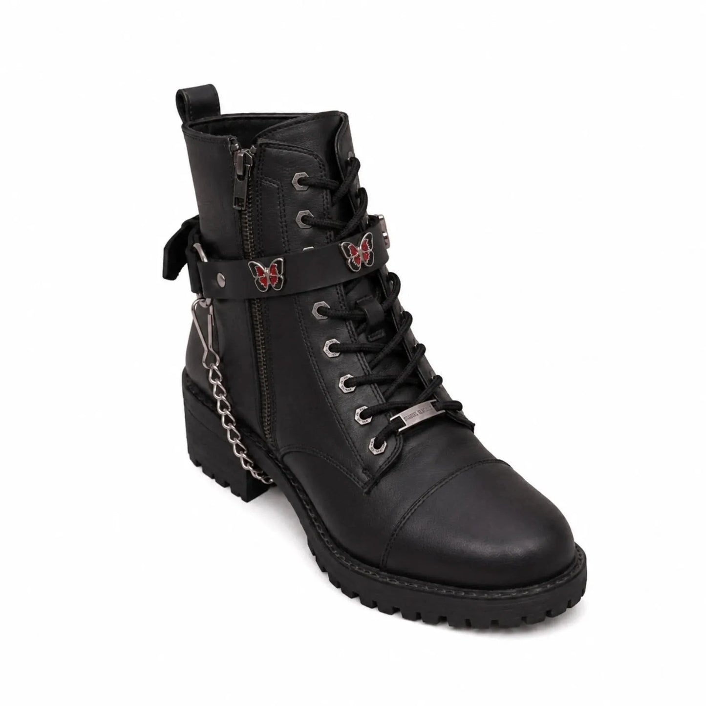 Boot Chain - Crimson Red Butterfly