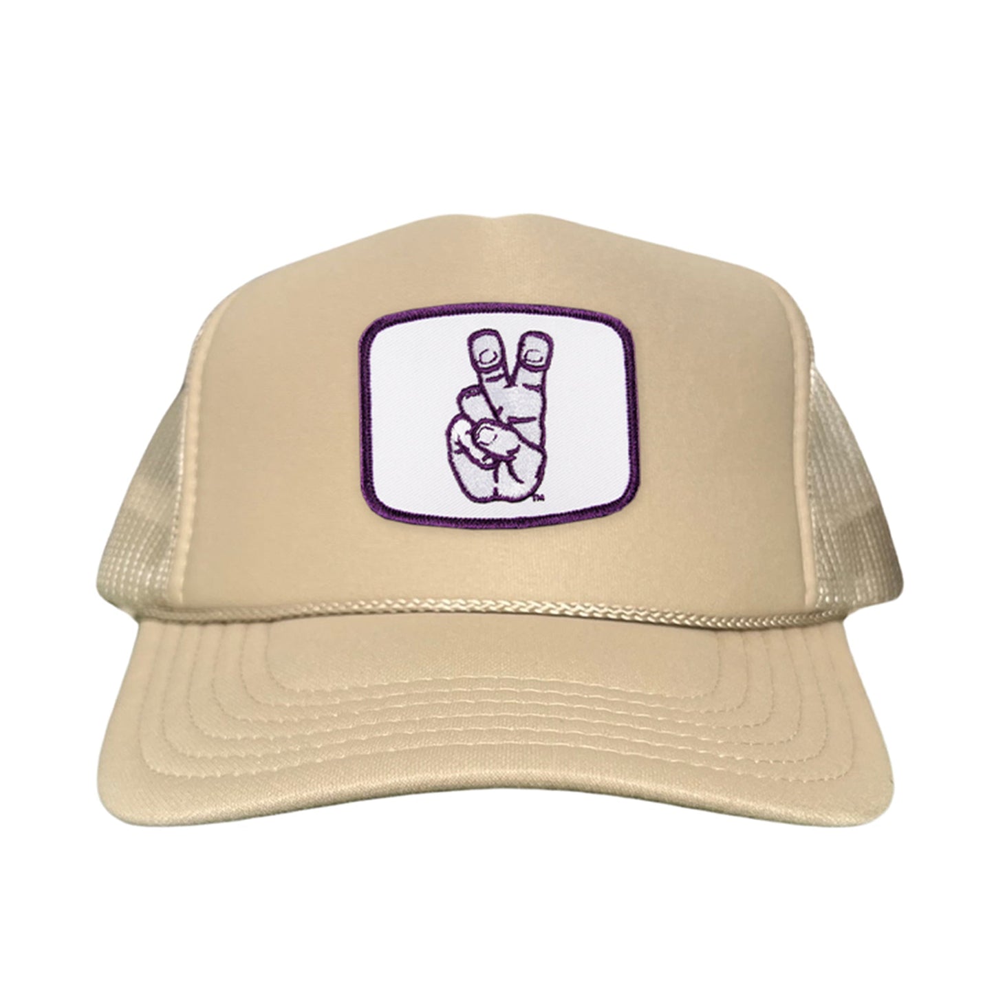 TCU Frog Hand Square Shape / Curved Bill Mesh Snapback / 126 / TCU001