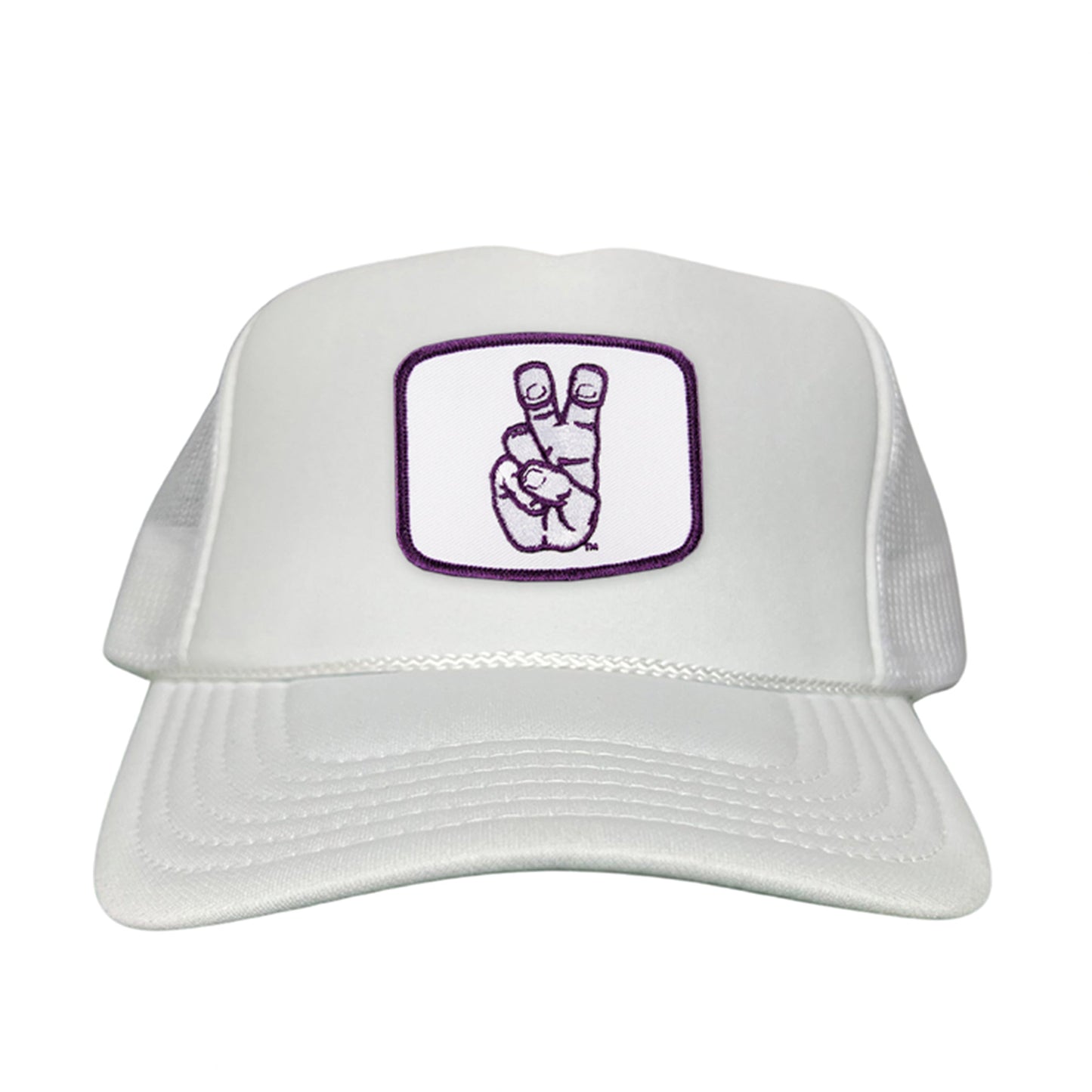 TCU Frog Hand Square Shape / Curved Bill Mesh Snapback / 126 / TCU001