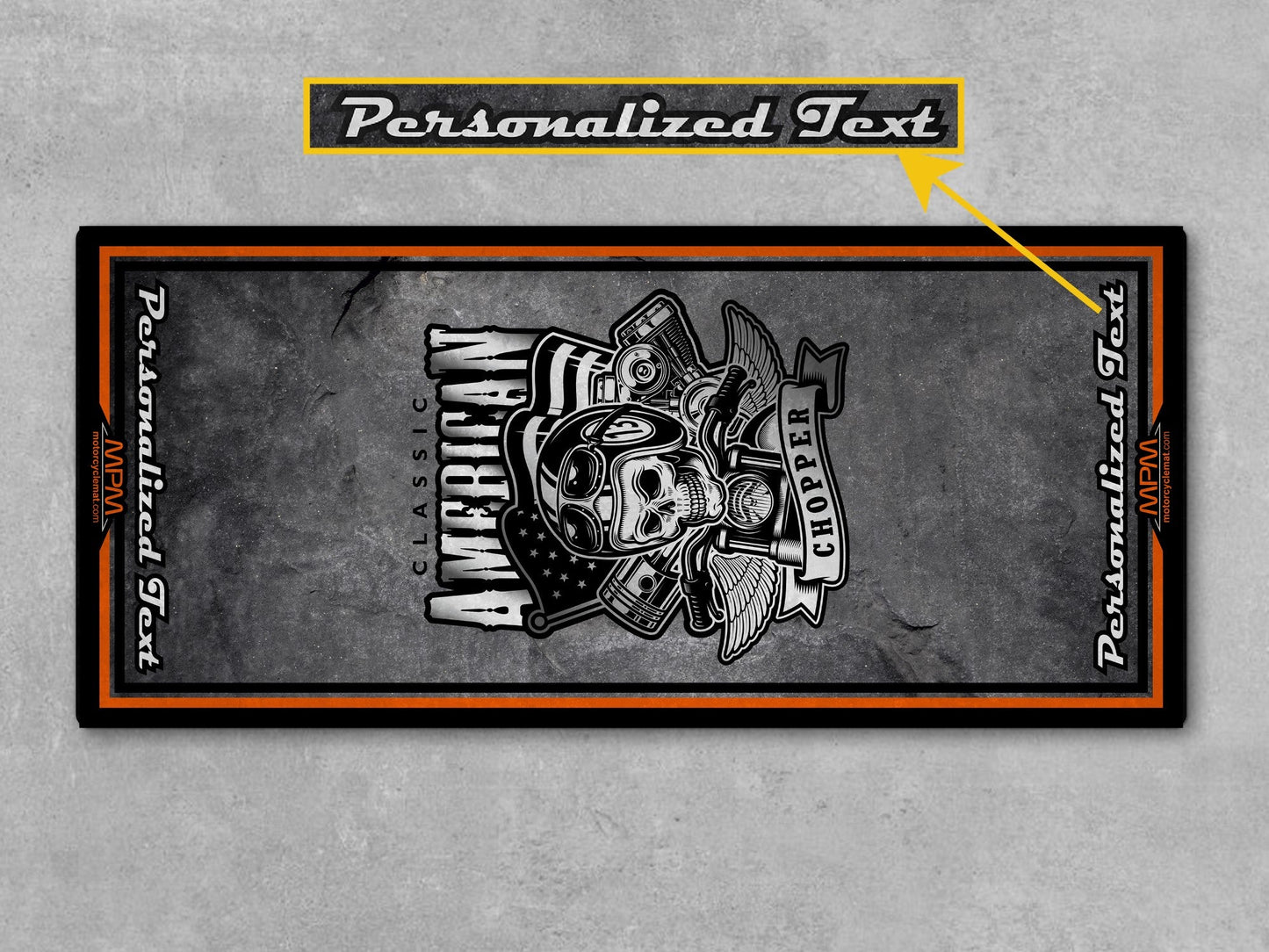 MPM Motorcycle Mat Design for American Chopper Motorcycle - MM7210