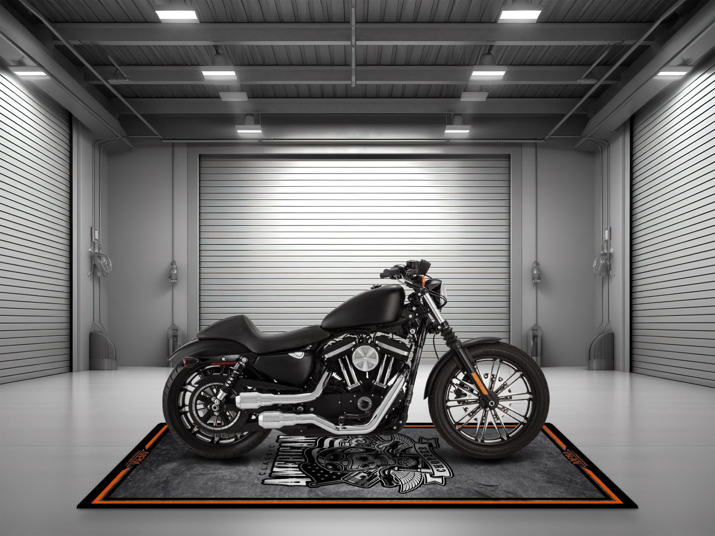 MPM Motorcycle Mat Design for American Chopper Motorcycle - MM7210