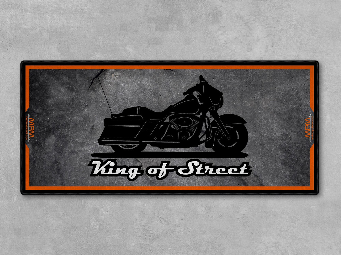 MPM Motorcycle Mat for Cruiser Motorcycle "King of Street" - MM7264