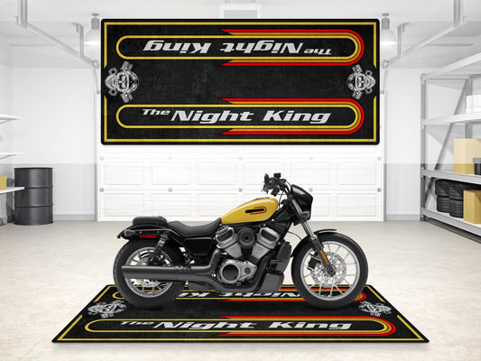 MPM Motorcycle Mat for Cruiser Motorcycle "The Night King" - MM7301