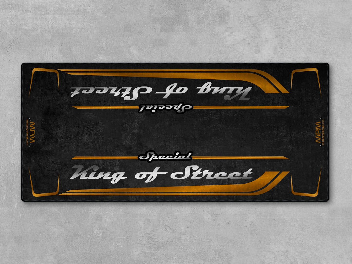 MPM Motorcycle Mat for Cruiser Motorcycle "Special King of Street" - MM7345