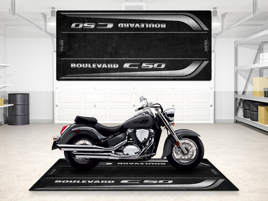 MPM Motorcycle Mat for Suzuki Boulevard C50 - MM7367
