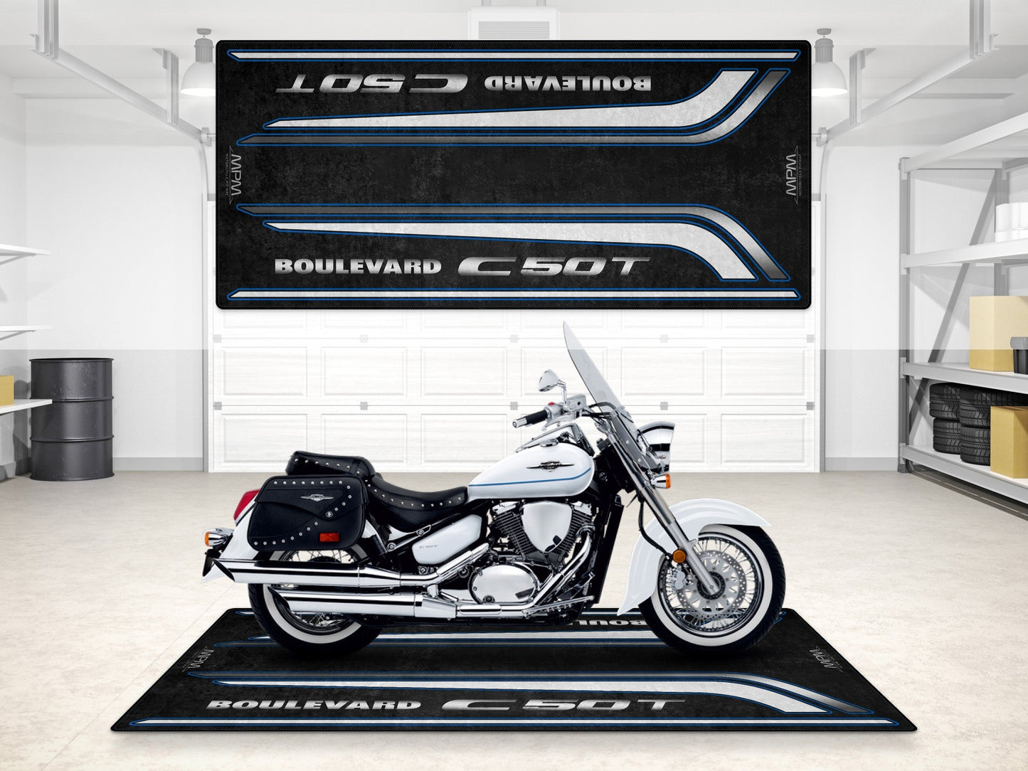 MPM Motorcycle Mat for Suzuki C50T - MM7368