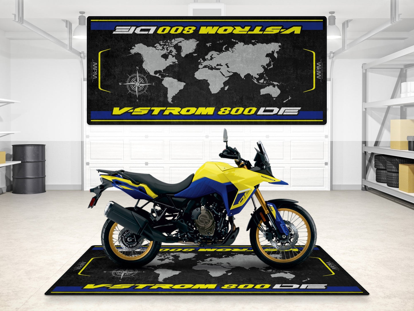 MPM Motorcycle Mat for Suzuki V-STROM 800DE - MM7373