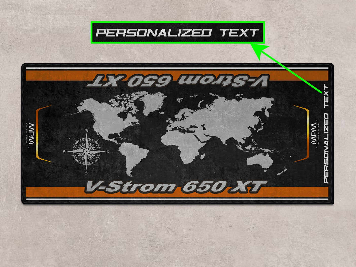 MPM Motorcycle Mat for Suzuki V-STROM 650XT - MM7379