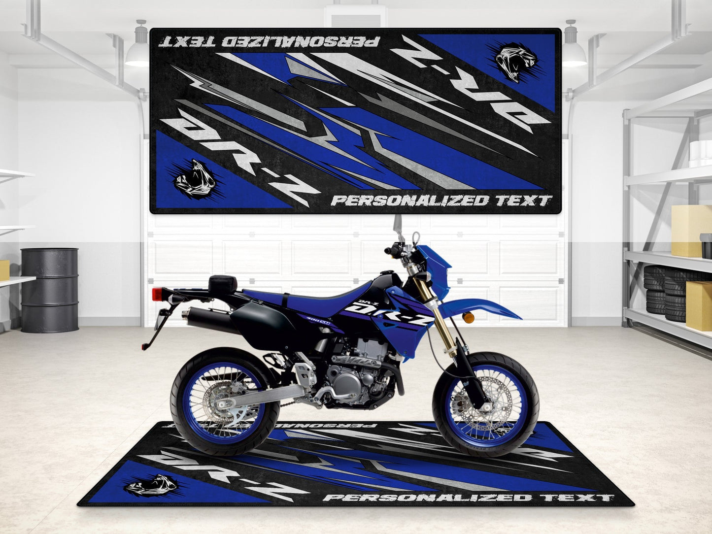 MPM Motorcycle Mat for Suzuki DR-Z - MM7382
