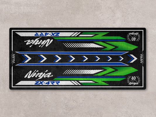 MPM Motorcycle Mat for Kawasaki Ninja ZX-4RR 40th Anniversary - MM7394