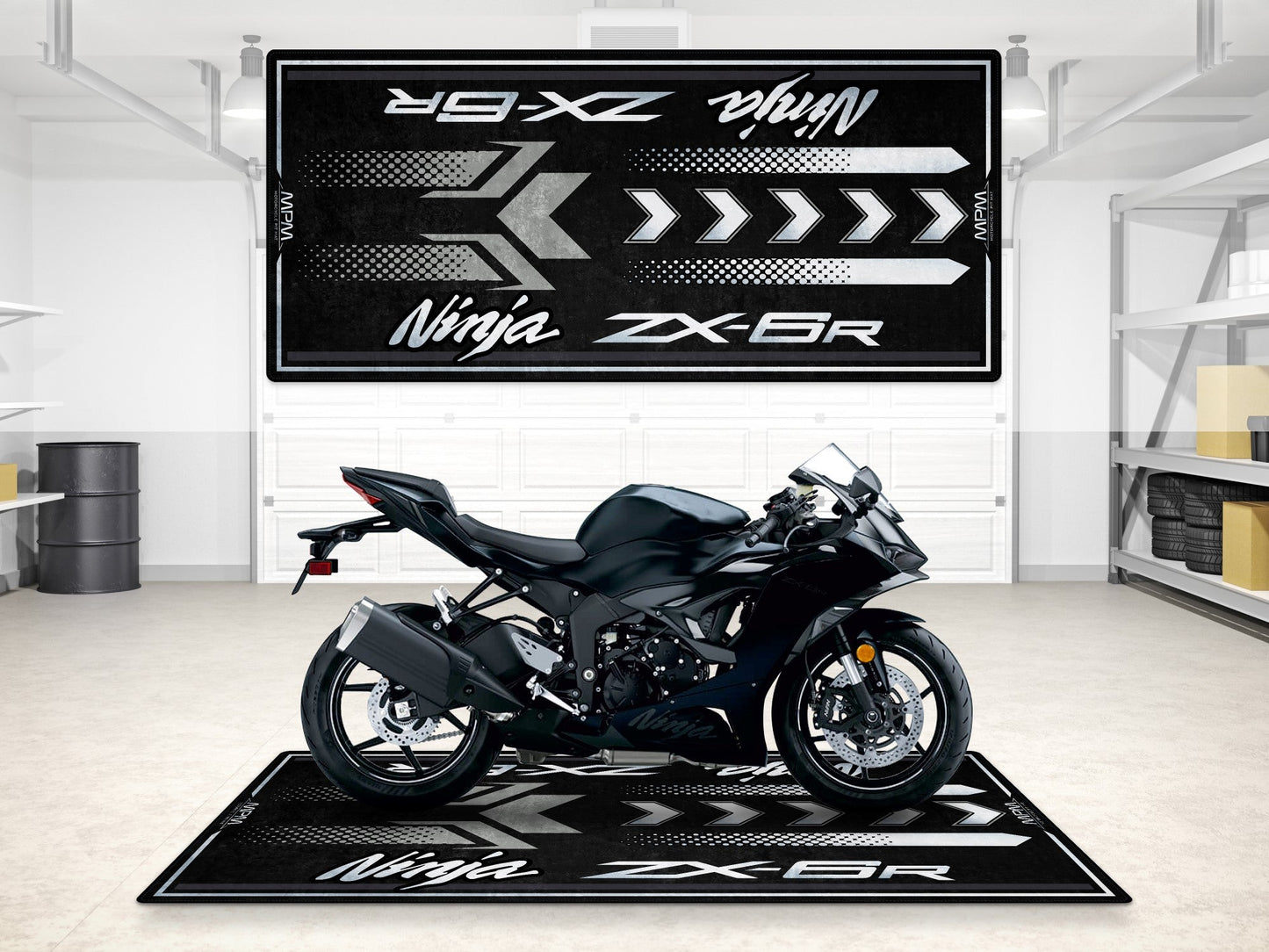 MPM Motorcycle Mat for Kawasaki ZX-6R - MM7395