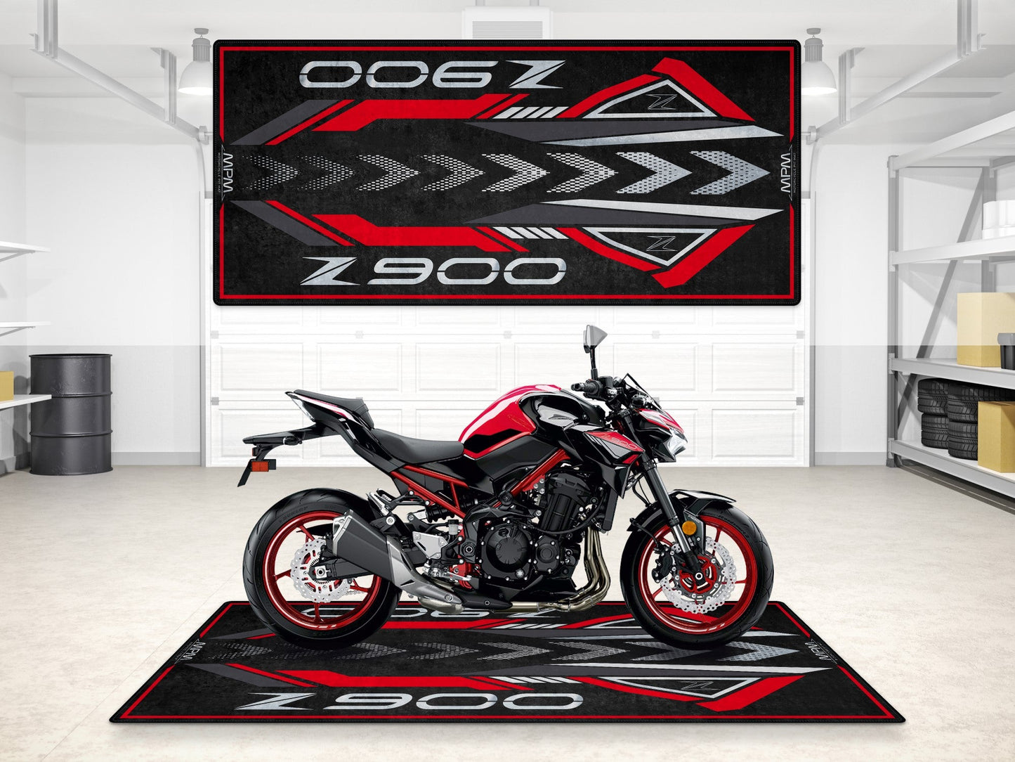 MPM Motorcycle Mat for Kawasaki Z900 - MM7412