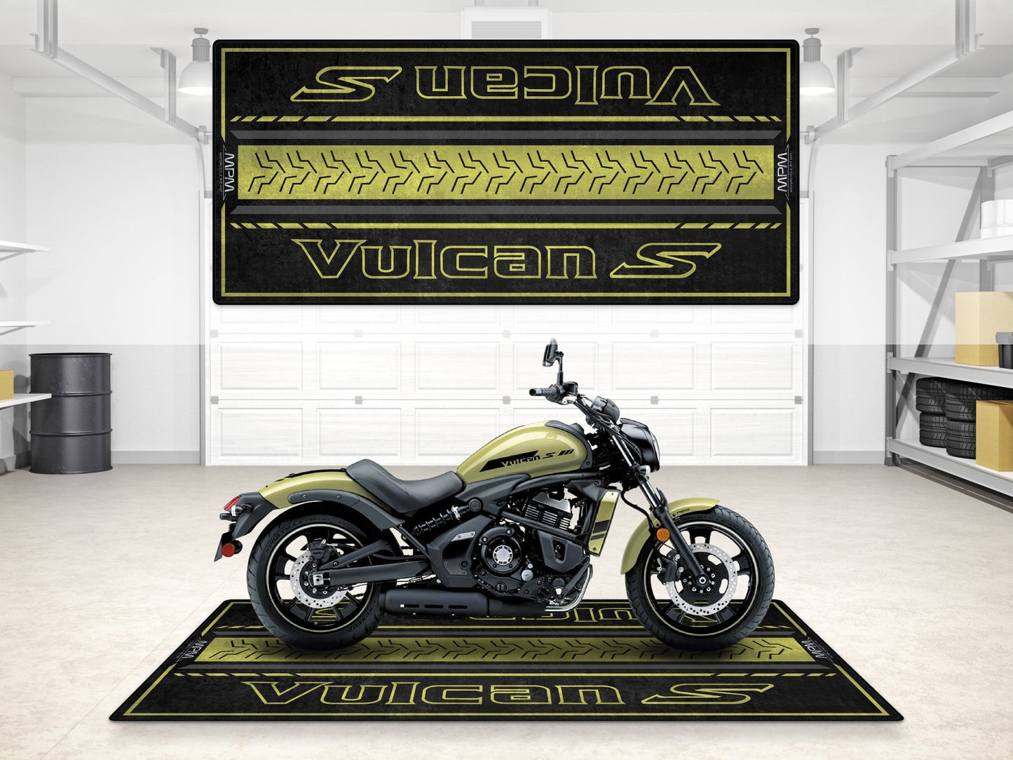 MPM Motorcycle Mat for Kawasaki Vulcan S - MM7424