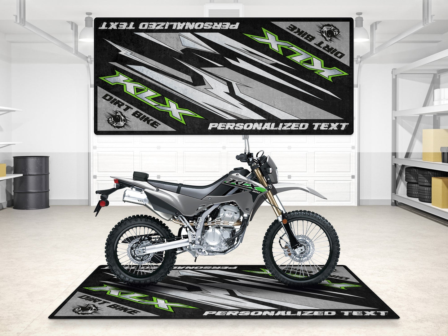 MPM Motorcycle Mat for Kawasaki KLX - MM7432