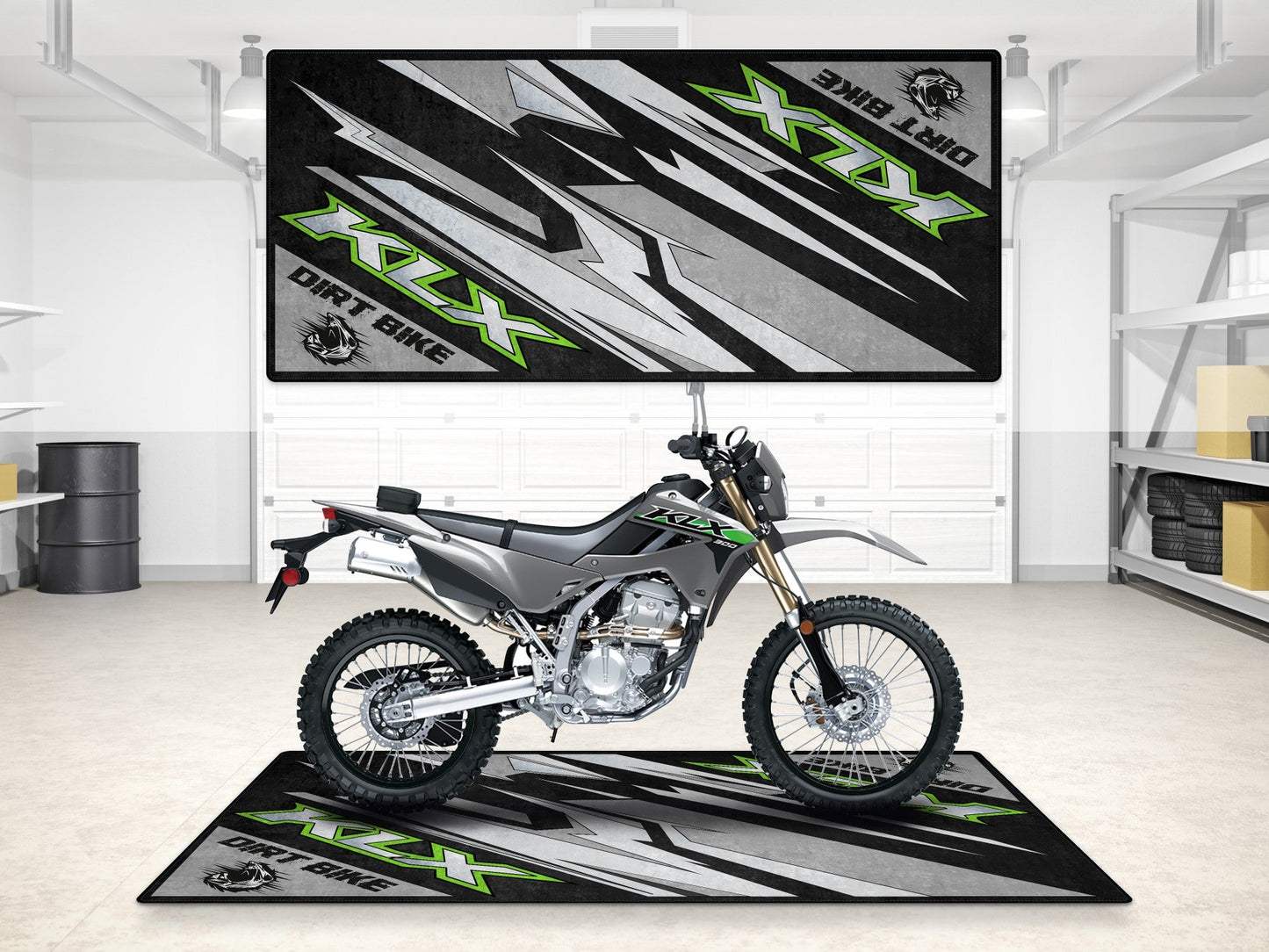 MPM Motorcycle Mat for Kawasaki KLX - MM7432