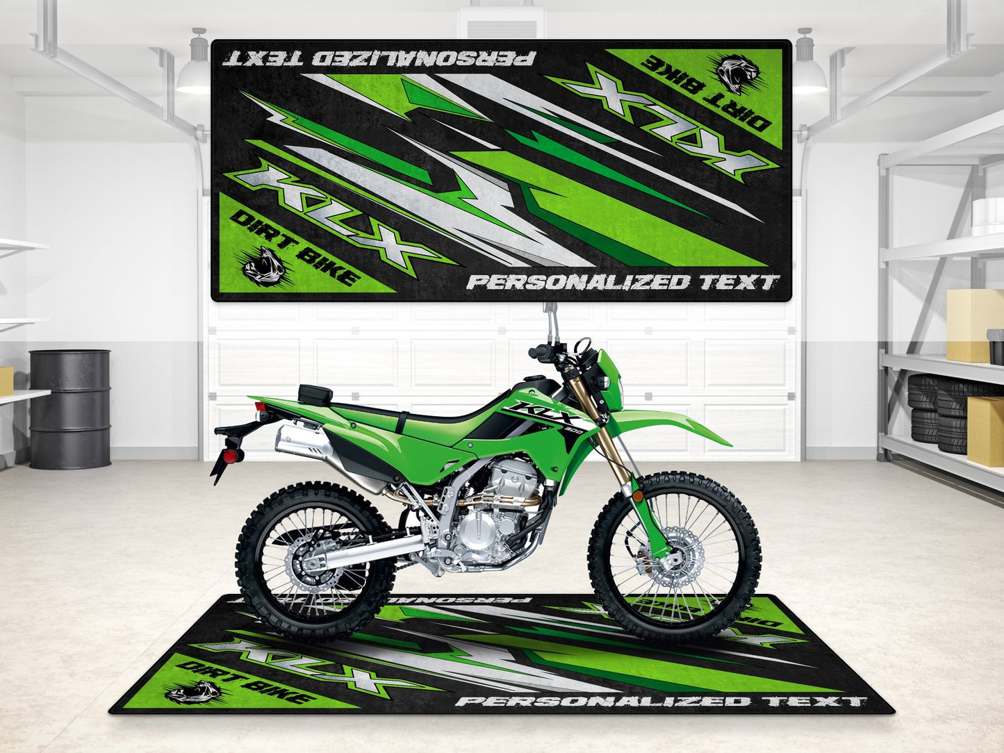 MPM Motorcycle Mat for Kawasaki KLX - MM7432