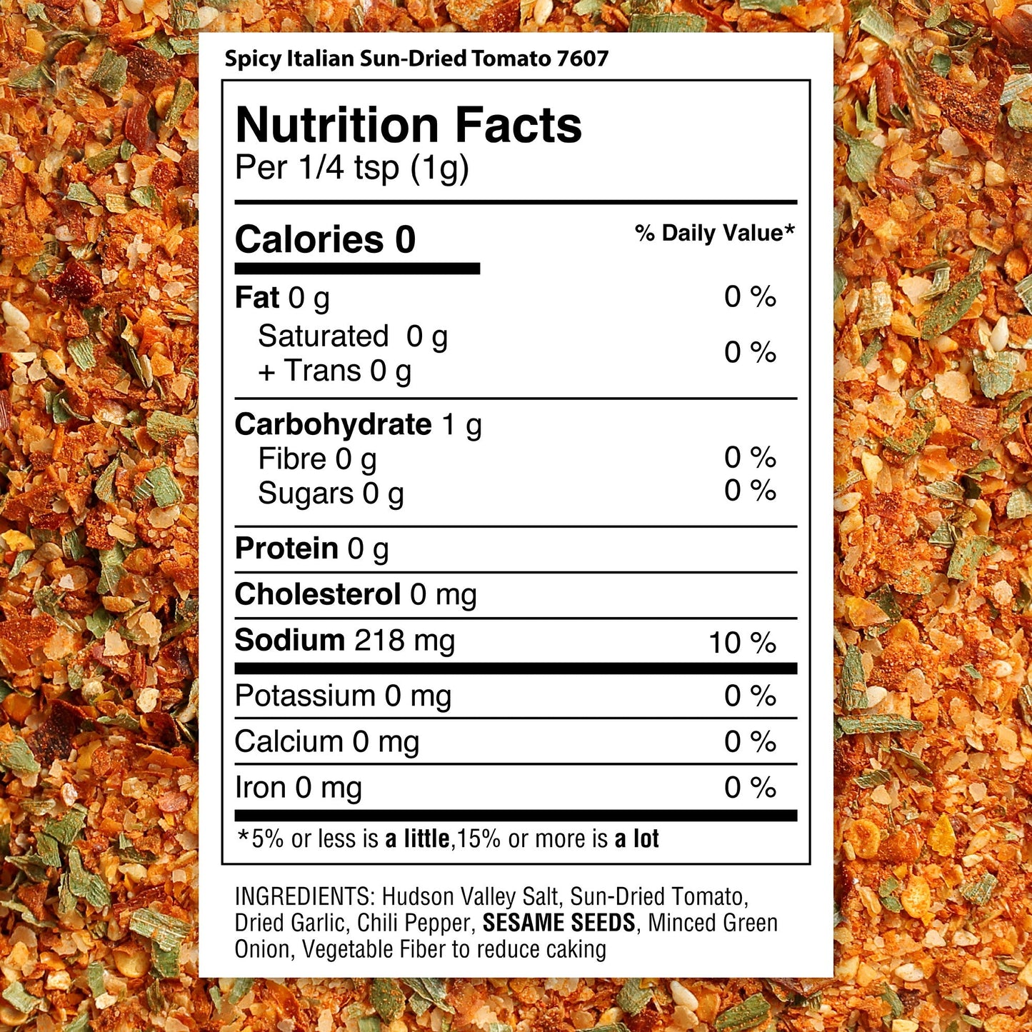 Spicy Italian Sun-Dried Tomato Seasoning