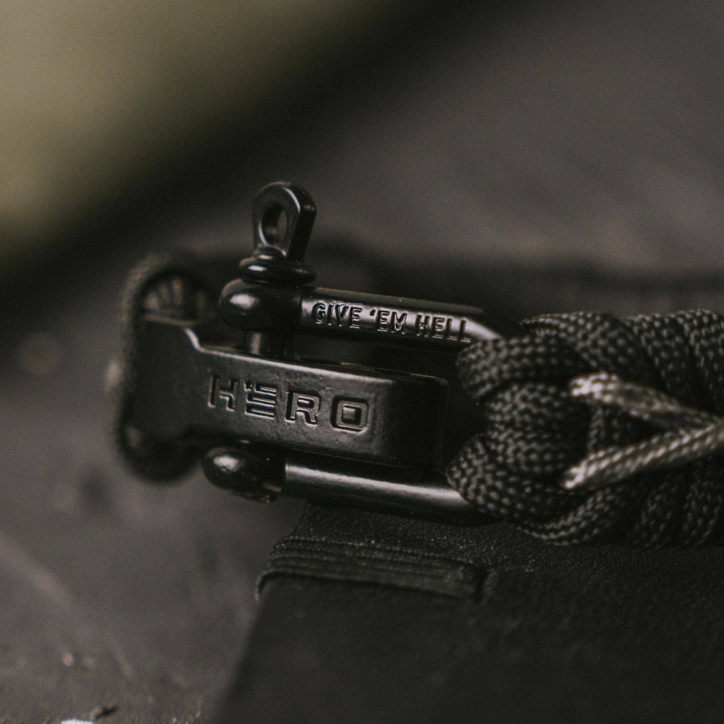 The Hero Company- Never Surrender Barbed Wire Paracord Bracelet: Helps Pair Veterans With A Service Dog Or Shelter Dog