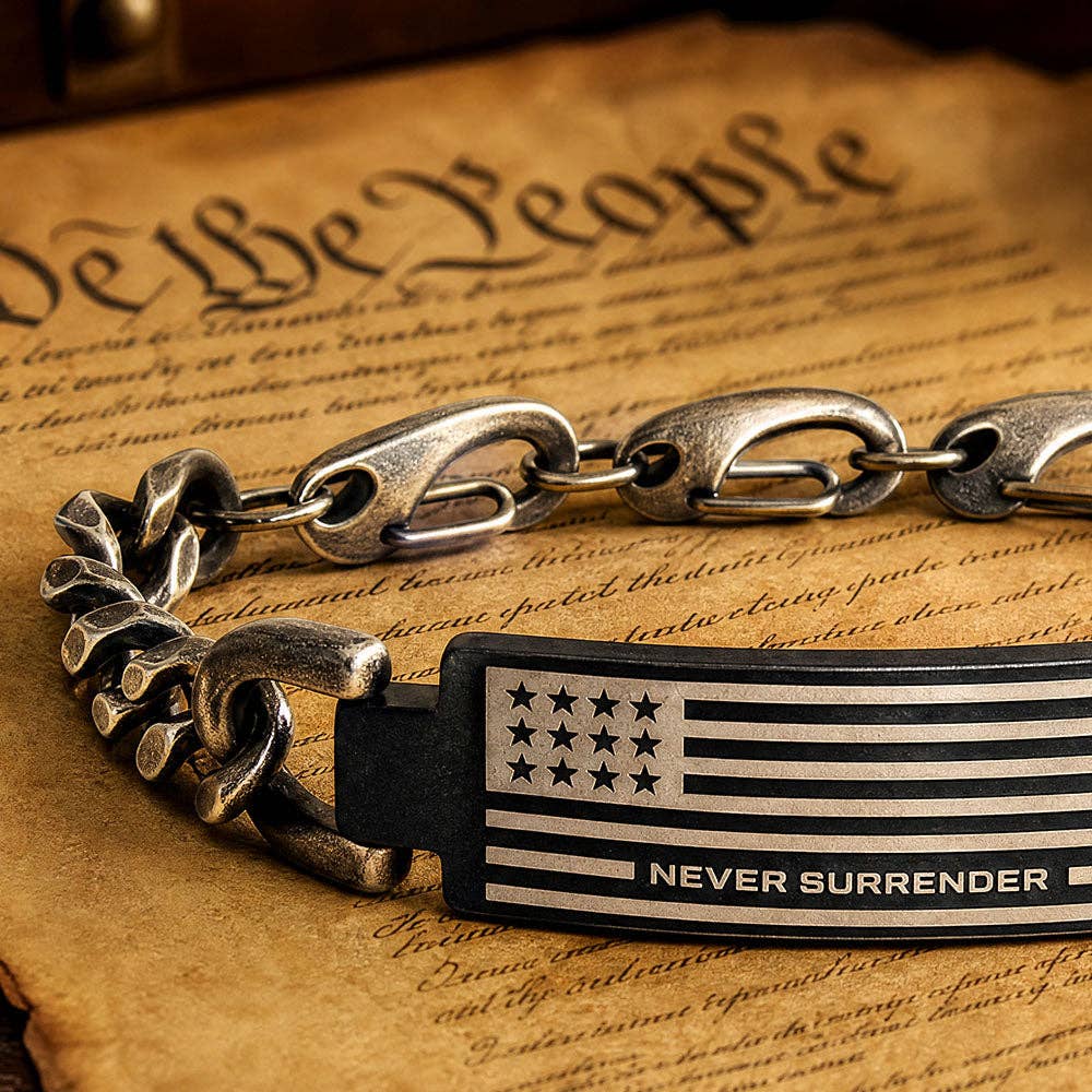 Never Surrender - Defenders of Freedom Bracelet -Faire