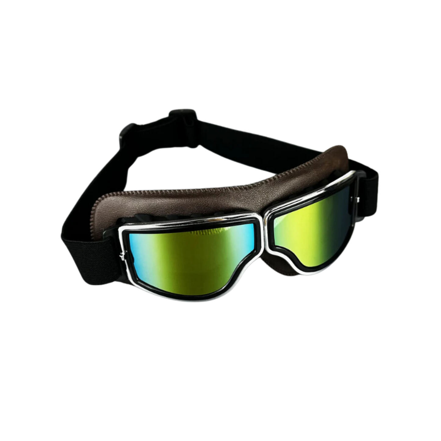 Vintage Leather Motorcycle Goggles