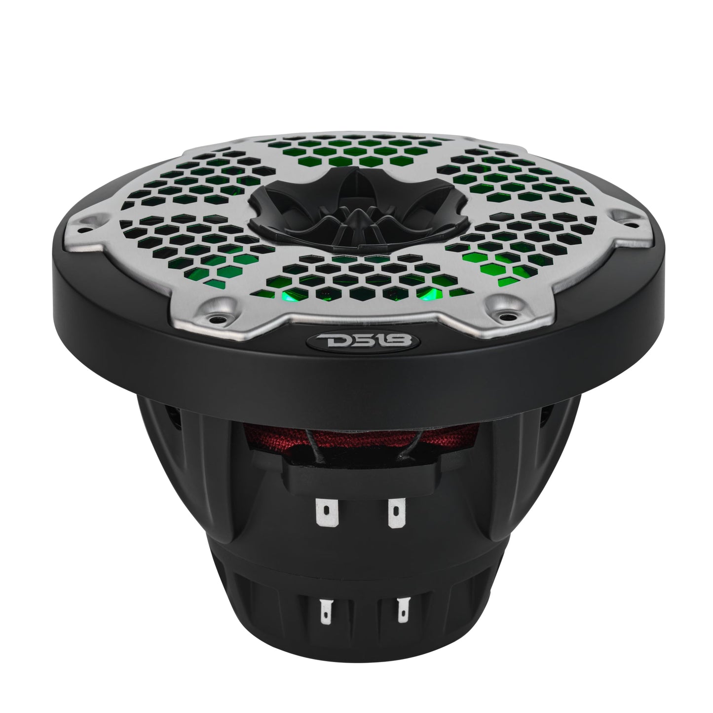 6.5” Marine 2-Way Hybrid Speaker with RGB LED, Compression Driver and Neodymium Magnet | 250W RMS 4-Ohm