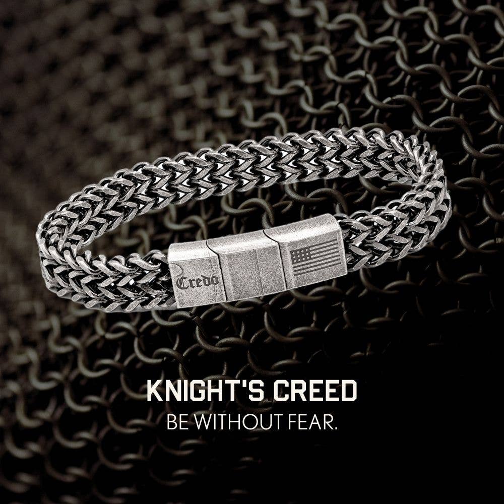 The Hero Company- Knight's Creed BELIEVE Credo Bracelet: Helps Pair Veterans with Service or Shelter Dogs