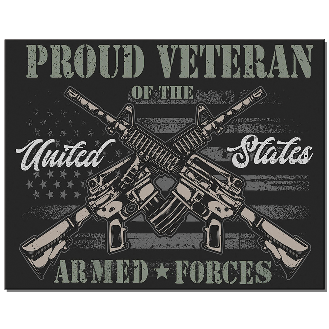 Veteran Tin Sign