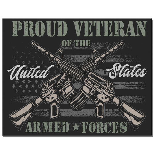 Veteran Tin Sign