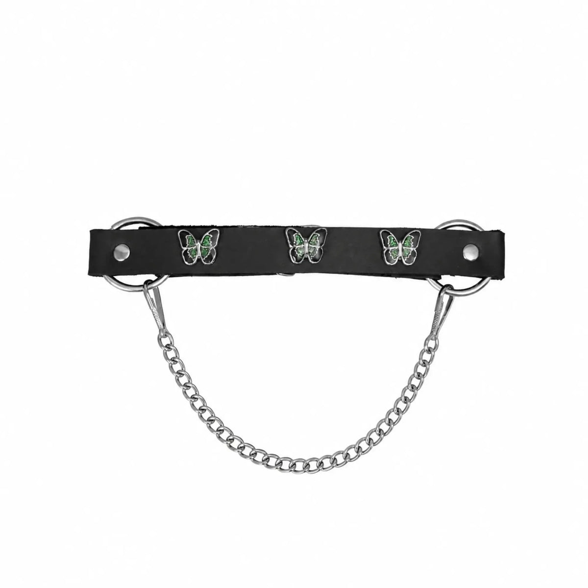 Boot Chain - Emerald Green Butterfly