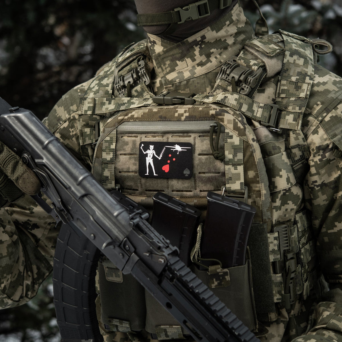 M-Tac Patch Flag Black Beard