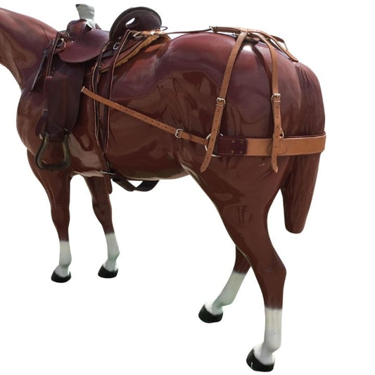 Deluxe Leather Saddle Breeching