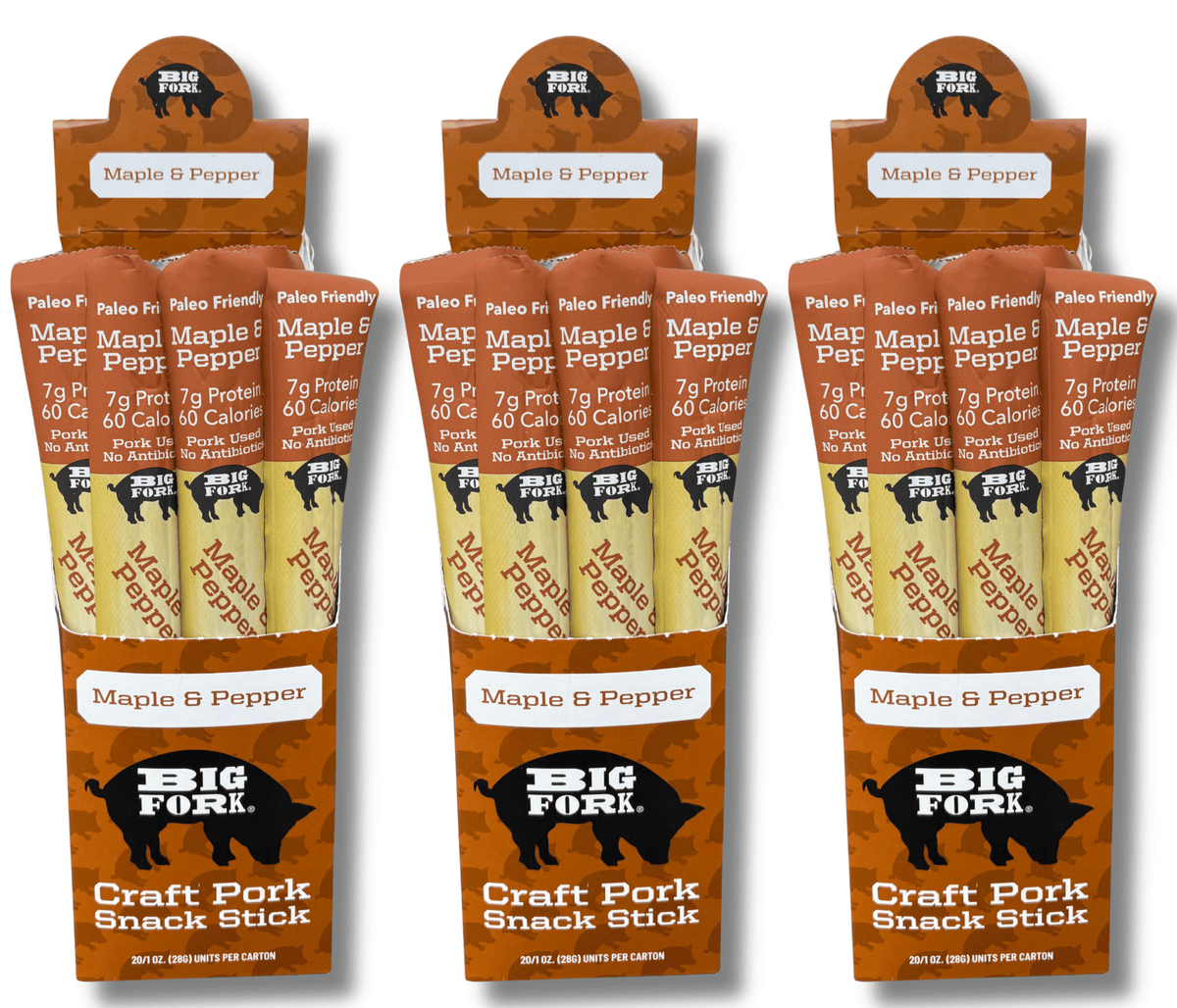 Craft Pork Snack Stick Collection (60 Sticks Total)
