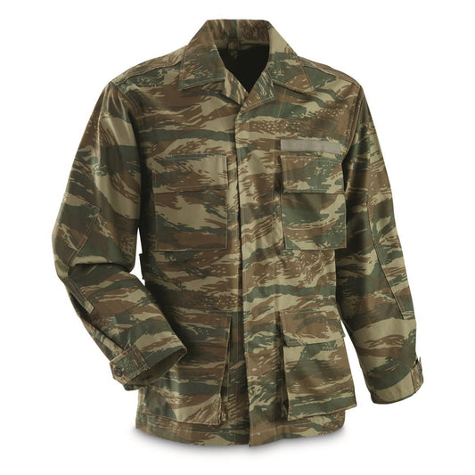 GREEK LIZARD CAMO BDU JACKET USED (3XL) (25-27)