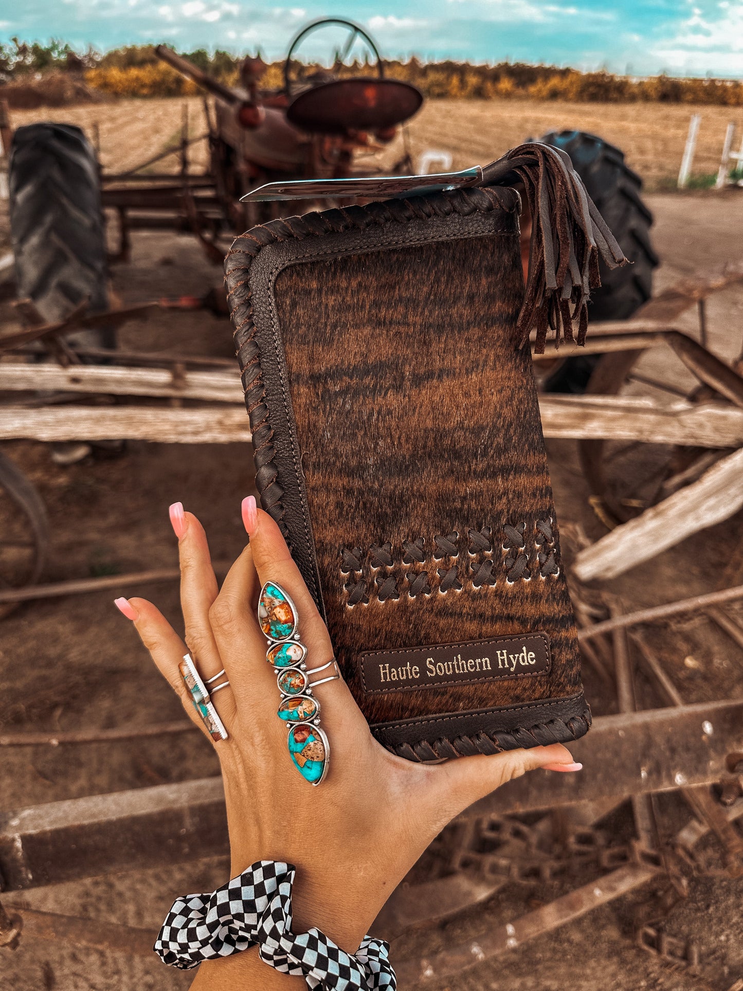 The Hazy Wesson (Brown Leather) Wallet a Haute Southern Hyde by Beth Marie Exclusive