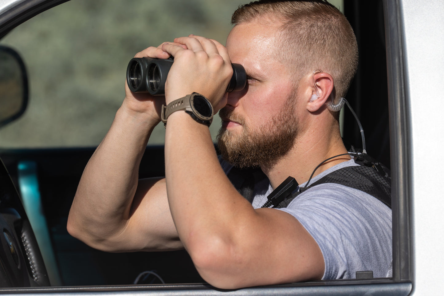 Mic & Earpiece Radio Kit - Quick Disconnect (Hirose) Icom (iDAS) F3261/4261, F9011/9021 series, M85 & More