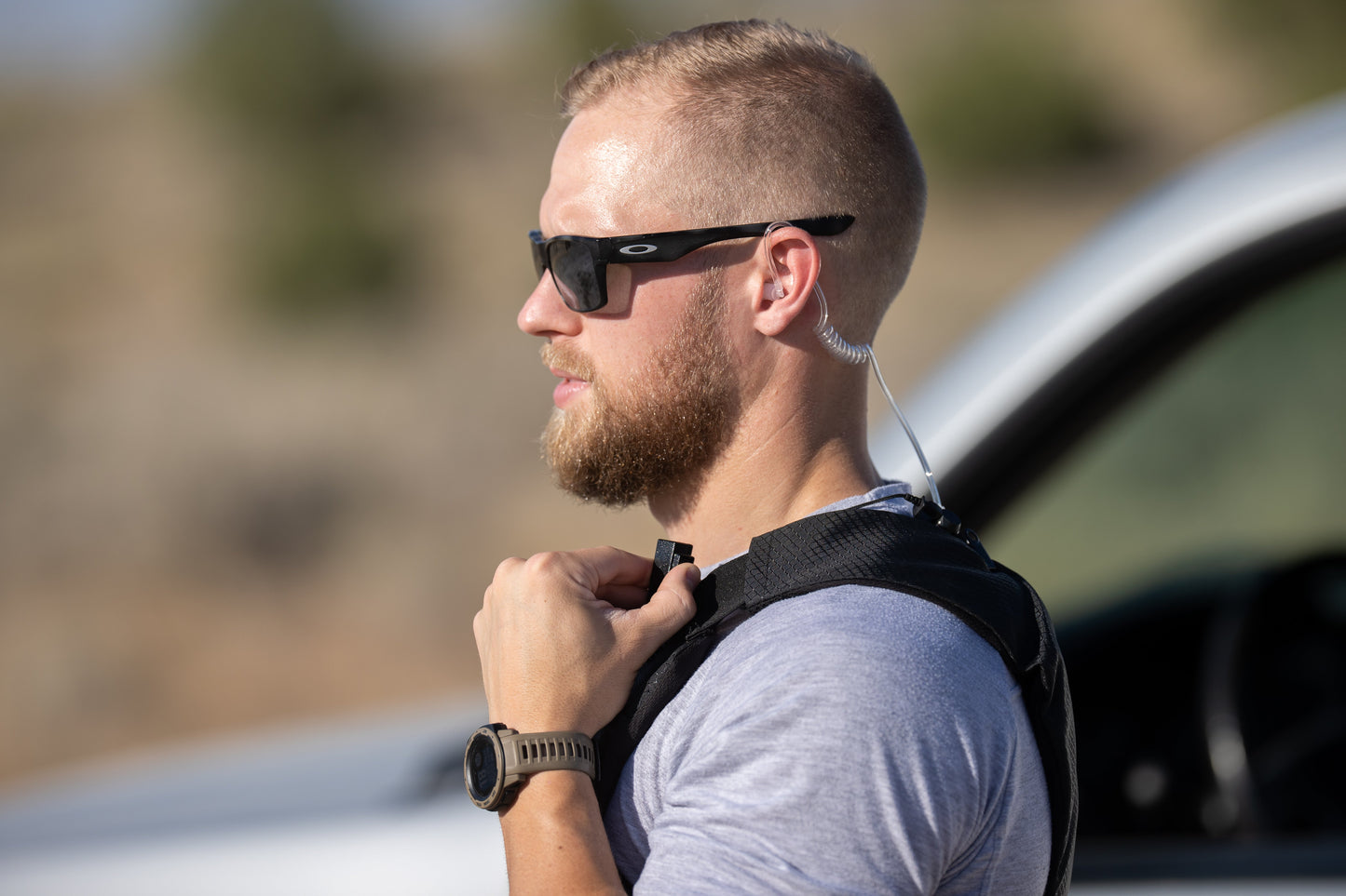 Mic & Earpiece Radio Kit - Quick Disconnect (Hirose) Hytera PD-6xx, HP6 & HP7 Series, X1e, X1p, Z1p & More