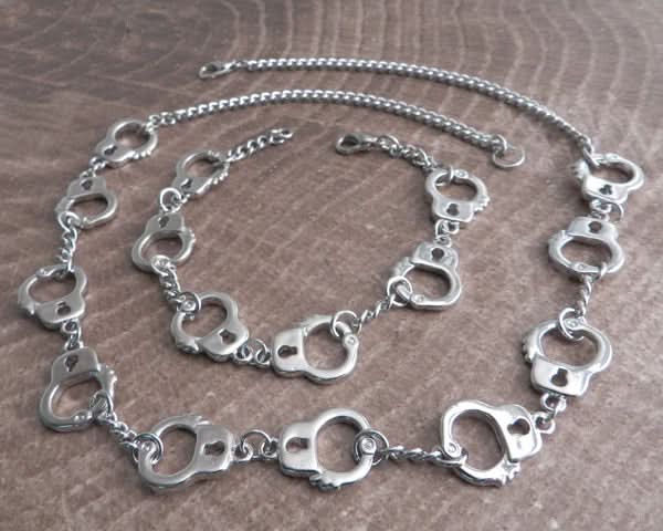 Handcuff Necklace Mini Cuffs