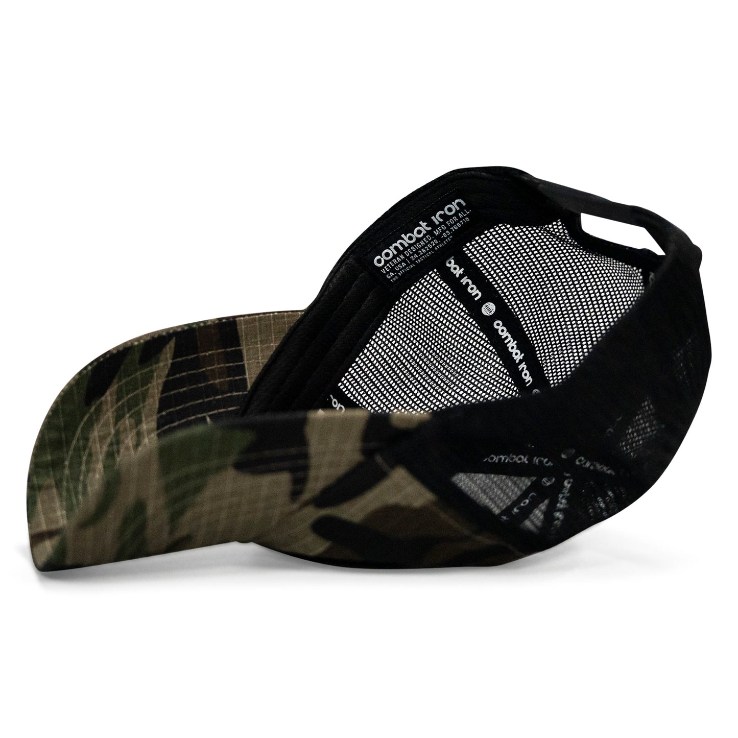 Addicted To Iron Patch Tactical Ripstop Mesh Snapback Hat