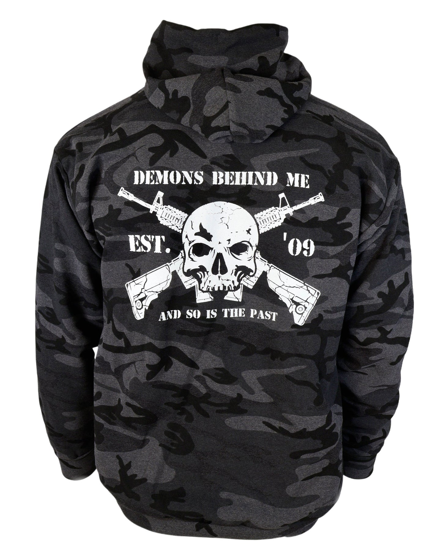 Men's Black Camo AR Tactical Hoodie