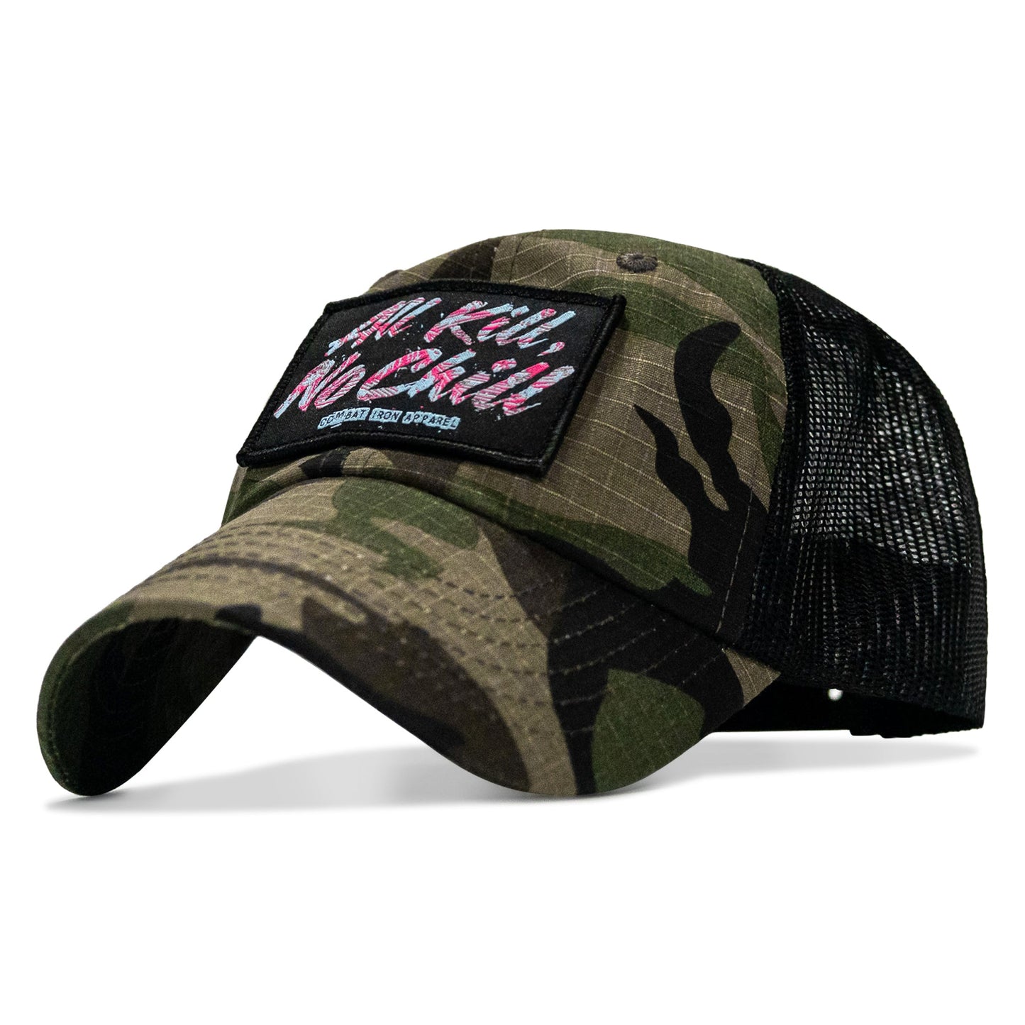 All Kill No Chill Patch Tactical Ripstop Mesh Snapback Hat