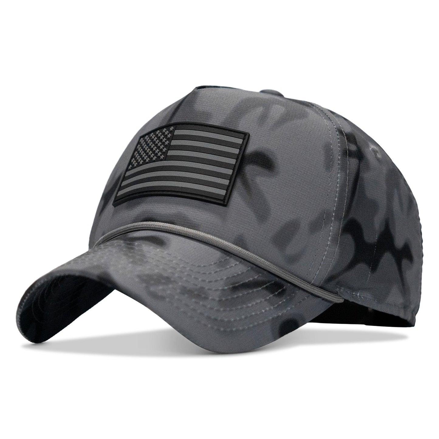 American Flag PVC Patch Waterproof Weekender Snapback