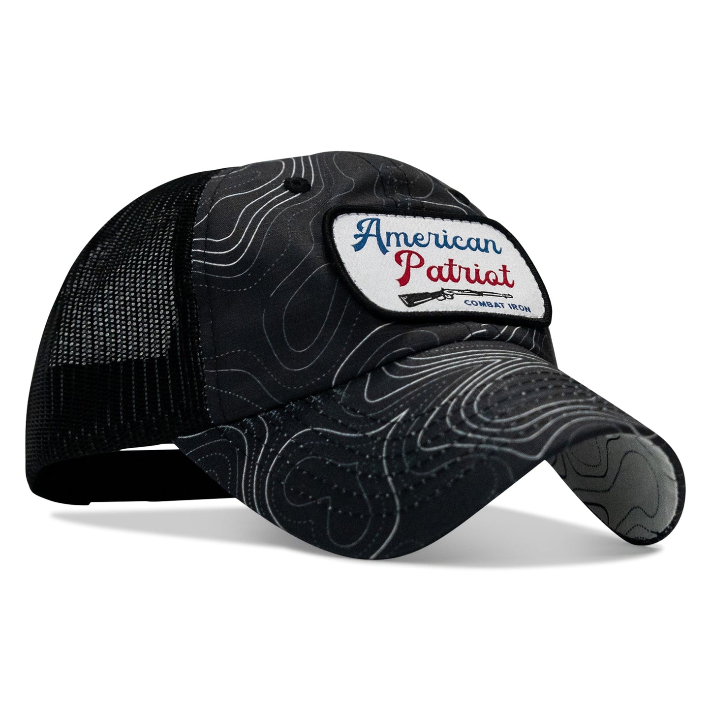 American Patriot Patch Tactical Ripstop Mesh Snapback Hat