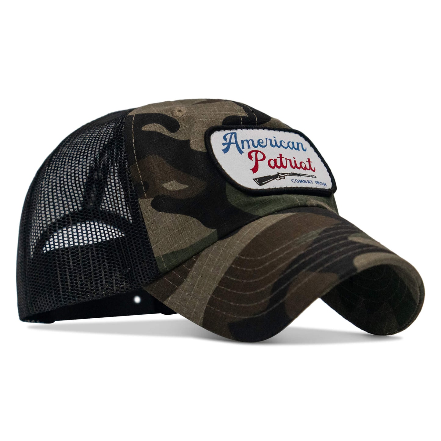 American Patriot Patch Tactical Ripstop Mesh Snapback Hat