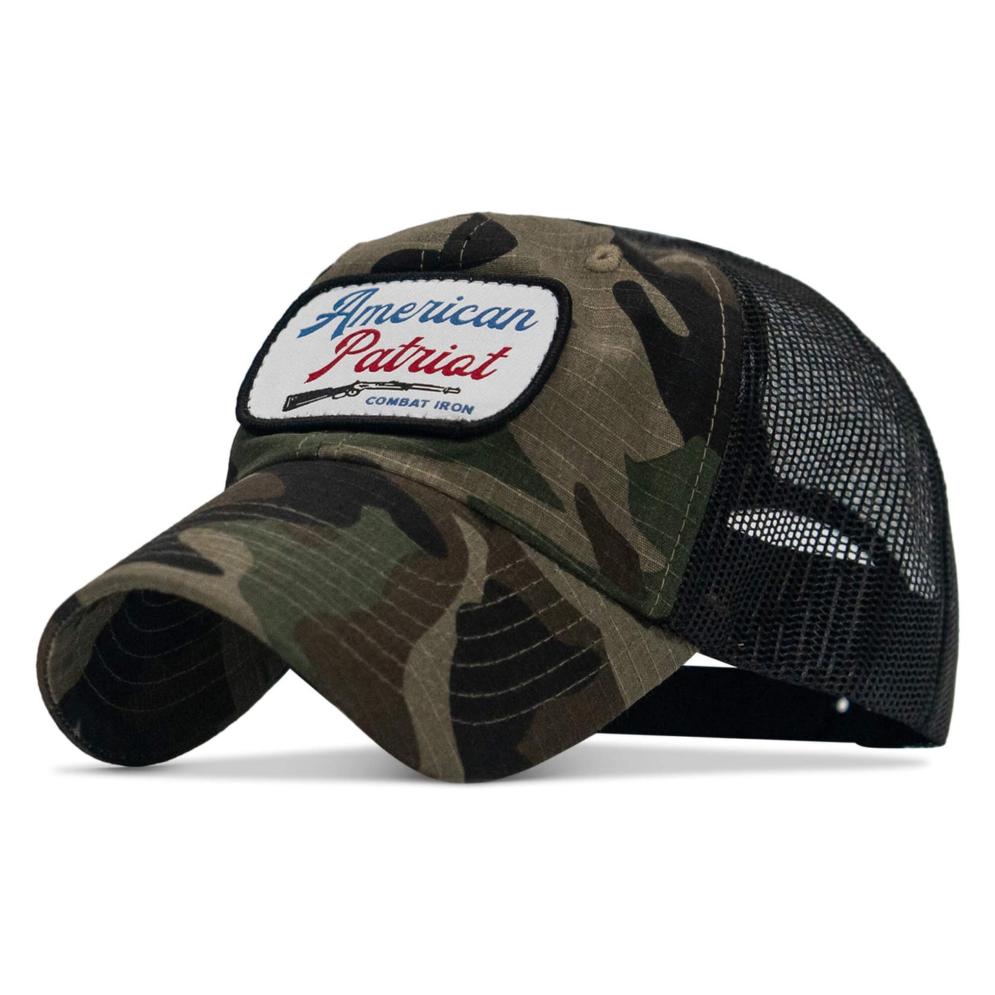 American Patriot Patch Tactical Ripstop Mesh Snapback Hat