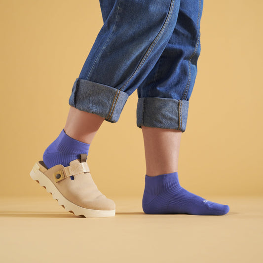 Ankle Compression Socks - Denim