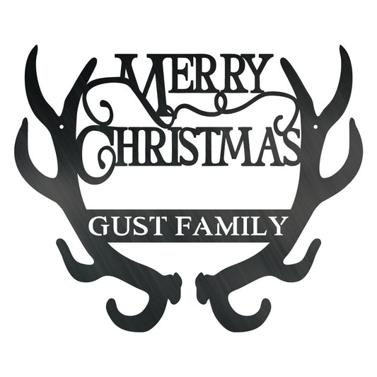 Antler Merry Christmas