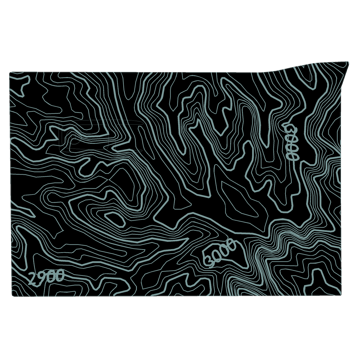 Topo Glovebox Overlay Kit (Printed Series) - 2021+ Bronco