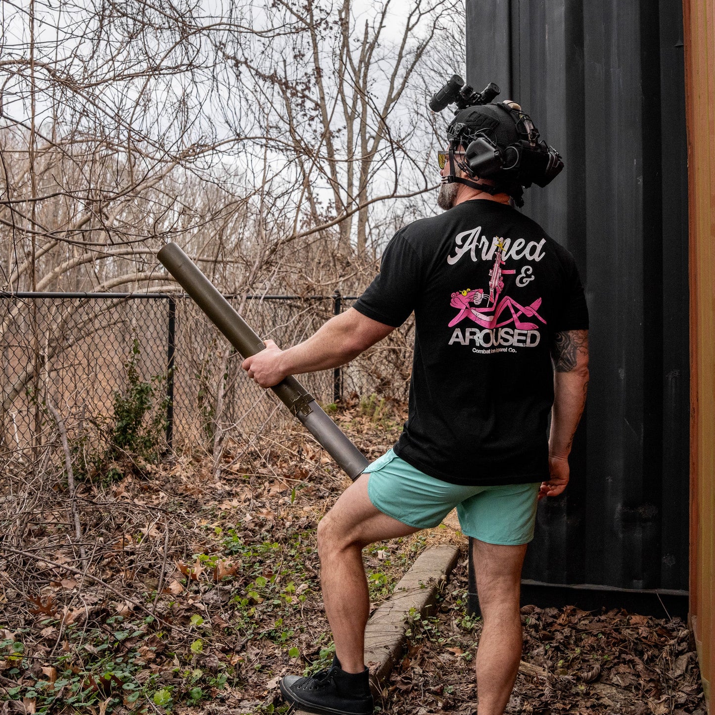 Armed and Aroused  Men's T-Shirt