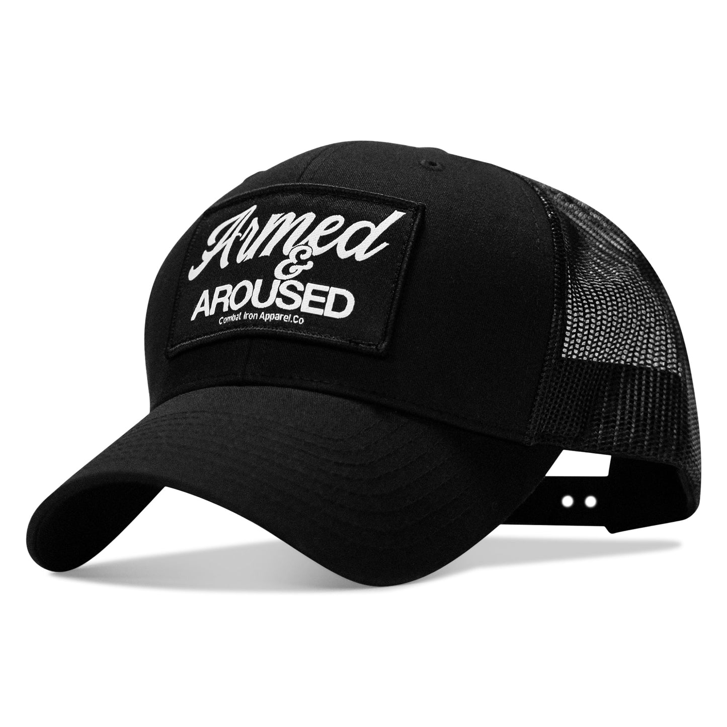 Armed & Aroused Patch Snapback Hat